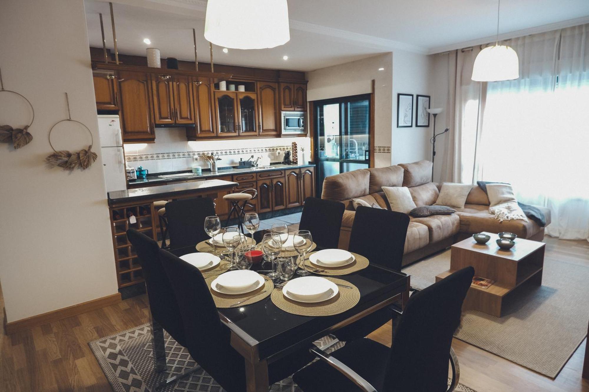 Ponte Dena Appartement Comarca de Comarca de Pontevedra Buitenkant foto